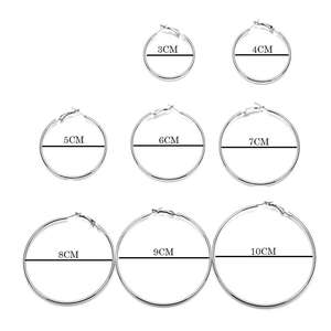 Transfronterizo superventas hecho a medida nuevo estilo europeo negrita espiga alambre de acero letra inglesa anillo trenzado gota para el oído - Product Image 5