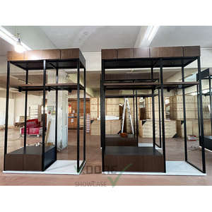 Legno massello elegante abbigliamento Rack con serrature Storefront espositore per sfilate di <span class=keywords><strong>moda</strong></span> <span class=keywords><strong>e</strong></span> mostre - Product Image 6
