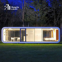SH Bureau Portable de Luxe, Maison Conteneur Modulaire Préfabriquée, Cabine Pomme Préfabriquée, Petites Maisons