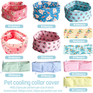 Colwork-collares de perro de hielo personalizados, 11 colores, a granel, geniales, para el cuello, bufanda, Collar de refrigeración para mascotas - Product Image 6