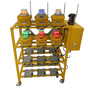 Balise d'obstruction LED DC 12V rouge/vert, lumière d'aviation solaire, base AR111, étanche IP66 pour aéroport maritime, bâtiment haut, avertissement - Product Image 5