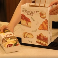 Sacs en papier kraft personnalisés en gros pour l'emballage alimentaire, les collations et les plats à emporter avec poignées