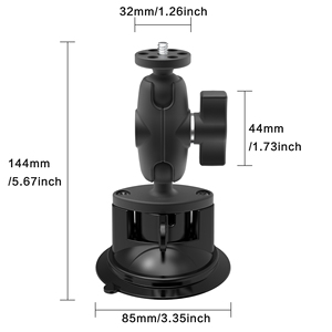 Cámara DE ACCIÓN estable, soporte de ventosa única, montaje de parabrisas de coche para Gopro <span class=keywords><strong>Hero</strong></span> 13 12 11 10 9 Insta360 X4 X3 - Product Image 2