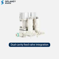 Distributeur de détergent à Double cavités, Valve d'alimentation à Double cavités pour Machines à linge professionnelles (CE/aa)