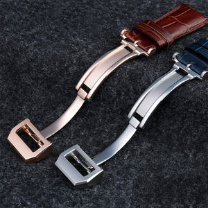 <span class=keywords><strong>Bracelet</strong></span> de <span class=keywords><strong>montre</strong></span> en <span class=keywords><strong>cuir</strong></span> véritable 20mm 22mm pour Portugal 7/Pilot Botao Fino Mark 18 Series Homme Noir Bleu <span class=keywords><strong>Marron</strong></span> - Product Image 6