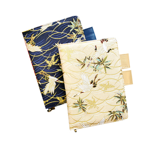 Cao Cấp <span class=keywords><strong>Handmade</strong></span> Da Tạp Chí Kế Hoạch Foiling In Ấn Văn Phòng Phẩm Kinh Doanh Máy Tính Xách Tay Với Chấm Vải Và Đánh Dấu - Product Image 3