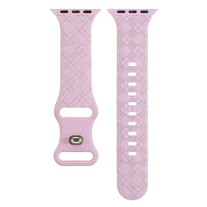 Nuevo Producto: Correas de Reloj con Grabado a Cuadros para <span class=keywords><strong>Apple</strong></span> <span class=keywords><strong>Watch</strong></span> Series, Correa de Reloj de Silicona - Product Image 6