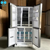 Z 560L RVS Amerikaanse koelkast met waterdispenser, No Frost, grote capaciteit, energiezuinig, rechtstreeks van de fabriek