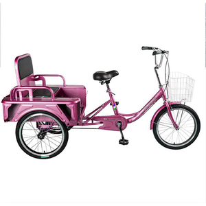 <span class=keywords><strong>Bicicletta</strong></span> tricicli per adulti trike a 3 <span class=keywords><strong>ruote</strong></span> <span class=keywords><strong>con</strong></span> sedile passeggero - Product Image 5
