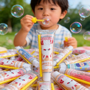 Jouet à bulles de gomme à mâcher, dessin animé coloré, cadeau pour enfants de 5 à 7 ans, jouet en plastique de 8.5cm, unisexe - Product Image 1