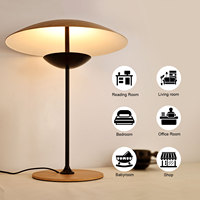 Lampe de bureau en métal classique de luxe moderne en gros, lampe de chevet LED à lumière chaude pour hôtel