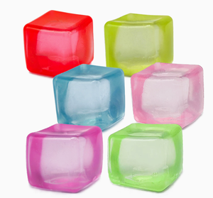 Juguetes sensoriales CS para aliviar el estrés, juguetes blandos y apretujables, cubos de hielo coloridos y divertidos, bolas antiestrés. - Product Image 6