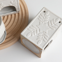 Décoration élégante, cadeau, diffuseur de parfum, bougeoir en céramique pour bougie chauffe-plat, chauffe-cire pour huile essentielle parfumée