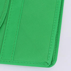 Botón plegable publicidad supermercado bolsa de compras plegable bolsas de compras reutilizables - Product Image 3