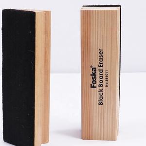 Foska fabrication fine Surface lisse <span class=keywords><strong>feutre</strong></span> de bois Campus Style gomme nettoyant Duster pour <span class=keywords><strong>tableau</strong></span> noir <span class=keywords><strong>tableau</strong></span> blanc <span class=keywords><strong>craie</strong></span> gomme - Product Image 2