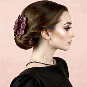 Version of the New Duck Mouth Clip Rhinestone Flower <strong>Hair</strong> Clip <strong>Mother</strong> <strong>Hair</strong> Accessories - Product Image 4