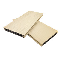 Revêtement de terrasse en composite bois-plastique anti-décoloration pour extérieur