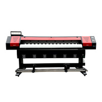 Harga pabrik Digital 1.6m 1.8m pencetak inkjet format besar dengan I3200 XP600 head printer nonair ramah lingkungan