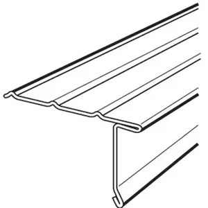 Construcción estándar en forma de T 1-1/2 ''12 pies Borde de goteo para techo