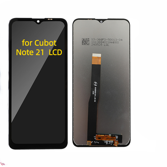 New Cubot NOTE 21 In-cell TFT LCD Touch Screen Digitizer Frame Display Accessories Assembly Replacement with 1 Year Warranty