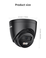 Caméra dôme IP ANNKE AC500 5MP 6K, double lumière intelligente, détection de véhicule humain AI, caméra de sécurité CCTV IP POE