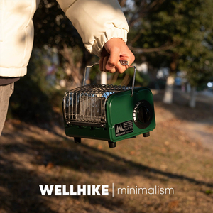 Calentador de manos para acampar al aire libre WELLHIKE, <span class=keywords><strong>Mini</strong></span> estufa de calefacción de Cassette portátil multifuncional, estufa de calefacción sin humo para interiores - Product Image 3