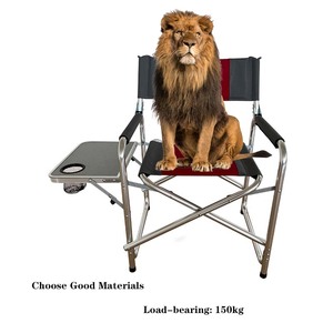 Silla de <span class=keywords><strong>Camping</strong></span> Plegable Ligera con Logotipo Personalizado, Material de Buena Calidad, Silla de Playa Portátil con Reposabrazos y Portavasos - Product Image 6