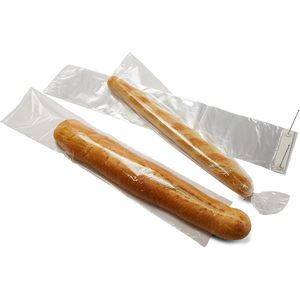 Bolsas de plástico transparente para pan, con base de 4 pulgadas y dimensiones de 9.25 x 15.25 pulgadas, para uso en panadería, paquete de 1000 unidades. - Product Image 1