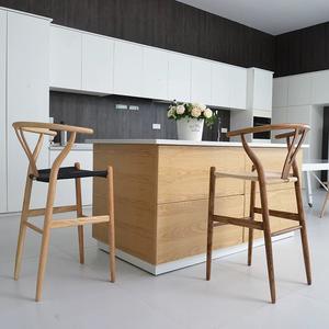 Chaise de salle à manger Simple nordique chaise arrière en bois massif maison rétro Style industriel concepteur loisirs <span class=keywords><strong>soutien</strong></span>-<span class=keywords><strong>gorge</strong></span> chaise - Product Image 1