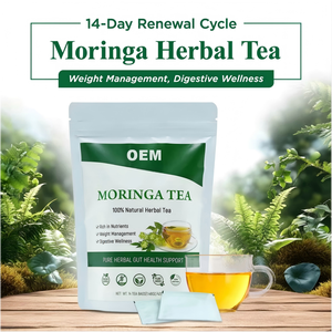 Thé Moringa OEM 14 Jours Bien-être Gestion du Poids Santé Digestive avec Thé Vert Feuille de Lotus 14 Sachets - Product Image 4