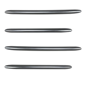 Mercedes-Benz C-Class W206 Front Bumper Grille Trim Piano Black Carbon Fiber Matte Silver ABS Exterior Modification - Product Image 3