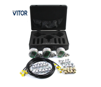 Digital Hydraulic Pressure Gauge Measuring Instruments Testing Tool 3 Gauge High Quality Brand New 6-Month Warranty for Kit