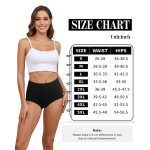 กางเกงในกีฬาเอวสูงไซส์ใหญ่พิเศษ 5XL ผ้าฝ้าย ระบายอากาศได้ดี นุ่ม ยืดหยุ่น สวมใส่สบาย ปกปิดมิดชิด สำหรับผู้หญิง - Product Image 6