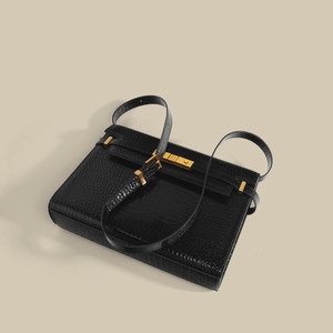 Nuova Borsa a Tracolla Manhattan di Alta Qualità in Vera Pelle con Texture Coccodrillo, Borsa a Spalla Singola - Product Image 4
