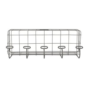 Étagère de rangement <span class=keywords><strong>murale</strong></span> en métal fil décoratif pour la maison 5 crochets clé <span class=keywords><strong>panier</strong></span> de rangement mural Style américain Design stockage choisir - Product Image 5