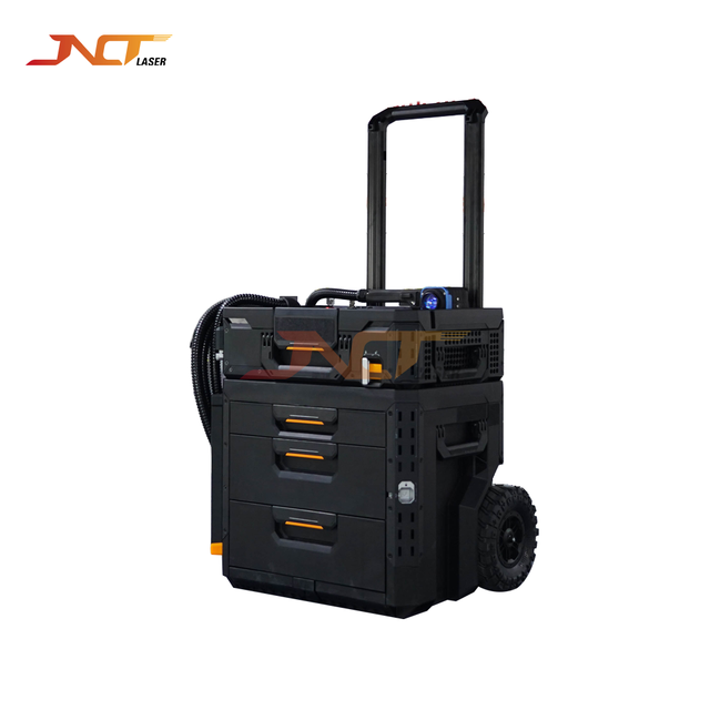 300W Industrial Grade Laser Cleaning Machine Stackable Type for Heavy Outdoor Use Removes Rust & Paint