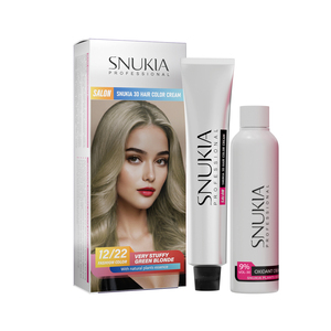 Juego de Tinte para el Cabello de Salón SNUKIA a Precio de Fábrica, Crema de Coloración Permanente para el Cabello y Crema Oxidante, Color Vibrante Profesional de Larga Duración - Product Image 1
