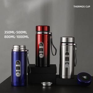 Wholesale 304 Double Wall Led Temperature Display Vacuum Flask Stainless Steel <b>Smart</b> Water Bottle - Product Image 2
