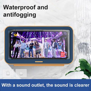 Support universel de téléphone portable étanche et réglable pour salle de bain, cadre de douche pour téléphone portable avec couvercle - Product Image 6