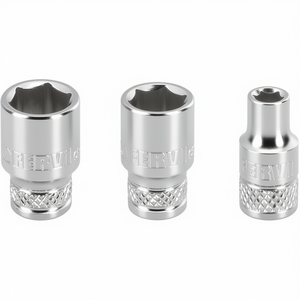 Clé à douille hexagonale Fervi série normale 6 8 10 mm en acier au chrome vanadium - Product Image 2