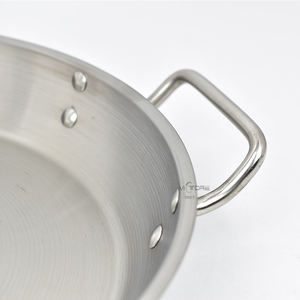 Sartén de acero inoxidable de 36/40/60cm, paellera coreana, plato de cena de Navidad - Product Image 4