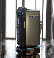 Robot de livraison hôtelier Keenons CN en promotion : livraison autonome multi-étages par ascenseur, livraison sans contact des commodités aux clients - En stock