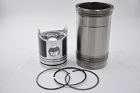 Kit Liner Mesin Ekskavator Konstruksi D6AC 6D22 6D24 6D16 Piston, Pelapis, Ring Piston