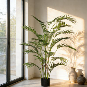 Palmeras Artificiales Modernas para Decoración de Esquinas del Hogar, Palmeras Artificiales de Plástico de Alta Calidad al por Mayor para Graduaciones, Bodas, Año Nuevo - Product Image 1
