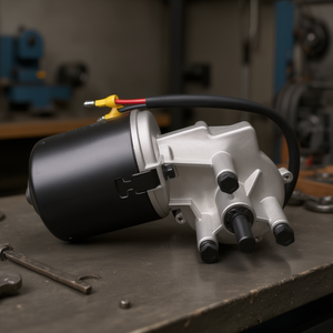 Motorreductor Eléctrico D0100HA5VZG de 12V, 50 RPM, Eje D de 3/8, Montaje con Brida - Product Image 2