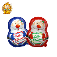 Vente chaude Père Noël Forme Doux Chocolat Oeuf Biscuit pour Surprise avec des ingrédients de confiture