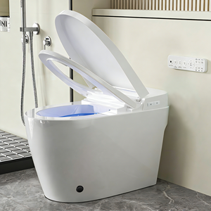 Toilette intelligente à commande à distance, cuvette de toilette avec bidet, inodoro, toilette intelligente, toilette électrique intelligente automatique - Product Image 1