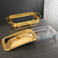 YITIAN 1.5L Ustensiles en acier inoxydable Ustensiles de cuisine Couvercle de marmite Luxe Dentelle Restaurant Réchaud Design unique de chauffe-plats pour buffet