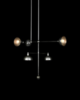 Lámpara Colgante Minimalista Estilo Wabi Sabi para Isla de Cocina, Lámpara Colgante Vintage de Cobre y Latón con LED, Lámpara de Techo para Comedor