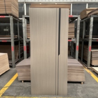 Vente directe usine : Revêtement de porte en mélamine 3mm 4mm 5mm 6mm, panneaux de porte HDF, prix de gros
